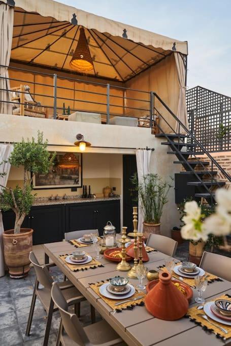 Riad Miloud En Exclusivite 10 P Au Coeur De La Medina Marrakesch Exterior foto