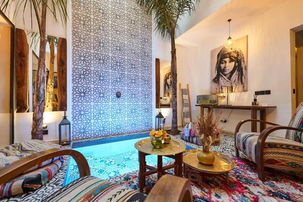 Riad Miloud En Exclusivite 10 P Au Coeur De La Medina Marrakesch Exterior foto